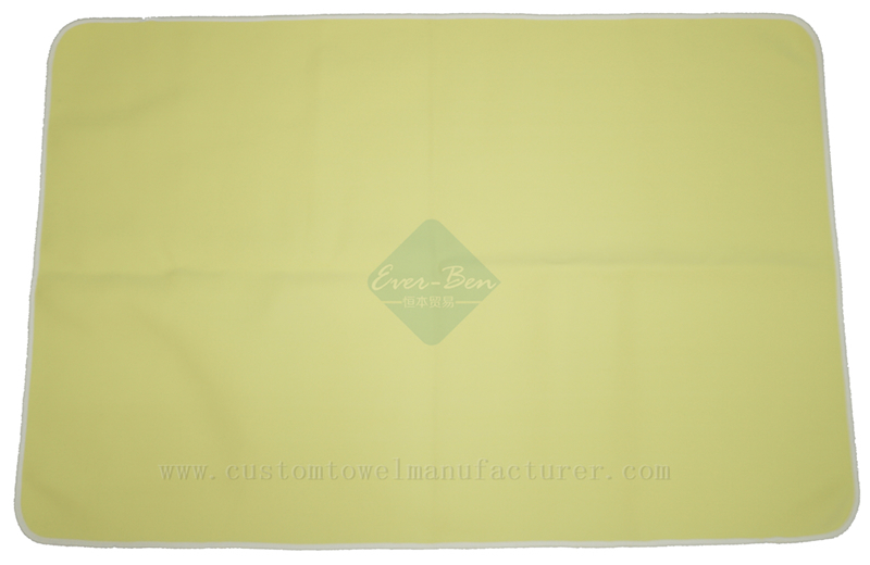 China Yellow Microfiber cleaning cloths Manufacturer|Suede Towel Washcloth Supplier